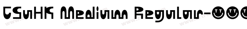 CSuHK Medium Regular字体转换